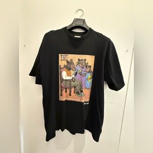 Teddy Fresh Bear Family Black Graphic T-Shirt